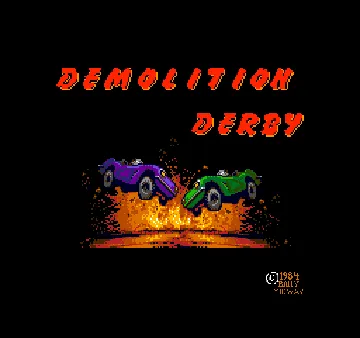 Demolition Derby screen shot title